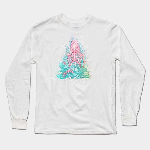 Sticks Stones Bones #2 Long Sleeve T-Shirt by Zoroko